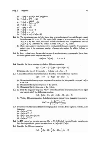 Chapter 2 problems