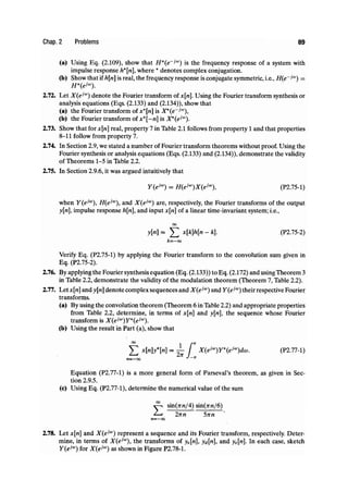 Chapter 2 problems