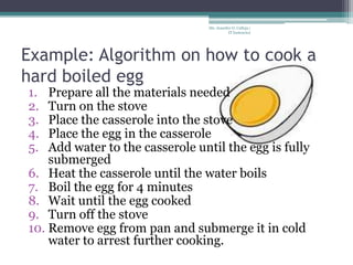Chapter 2 representation of algorithms | PPTX