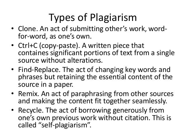 What ll be not called plagiarism in research paper