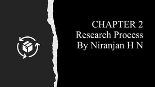 CHAPTER 2
Research Process
By Niranjan H N
 
