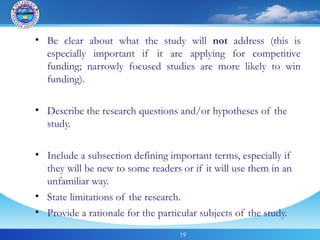 Funding Rationale Chapter 2 Research Proposal and Its elements.ppt
