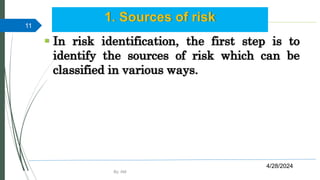 Identifying Risk Sources Chapter 2 Risk Management and insurance marketing department | PPTX