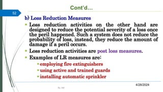 Chapter 2 Risk Management and insurance marketing department | PPTX