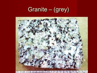 Granite – (grey)Granite – (grey)
 