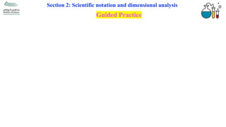 Comprehensive Guide to Scientific Notation and Dimensional Analysis for ...
