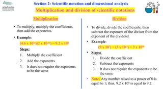 Comprehensive Guide to Scientific Notation and Dimensional Analysis for ...