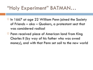 Chapter 2, Section 4 The Middle Colonies | PPT