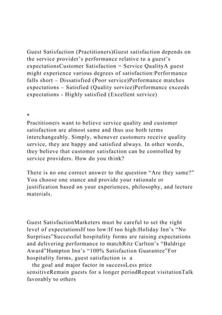 Chapter 2 Service Quality IHRT476Chap.docx