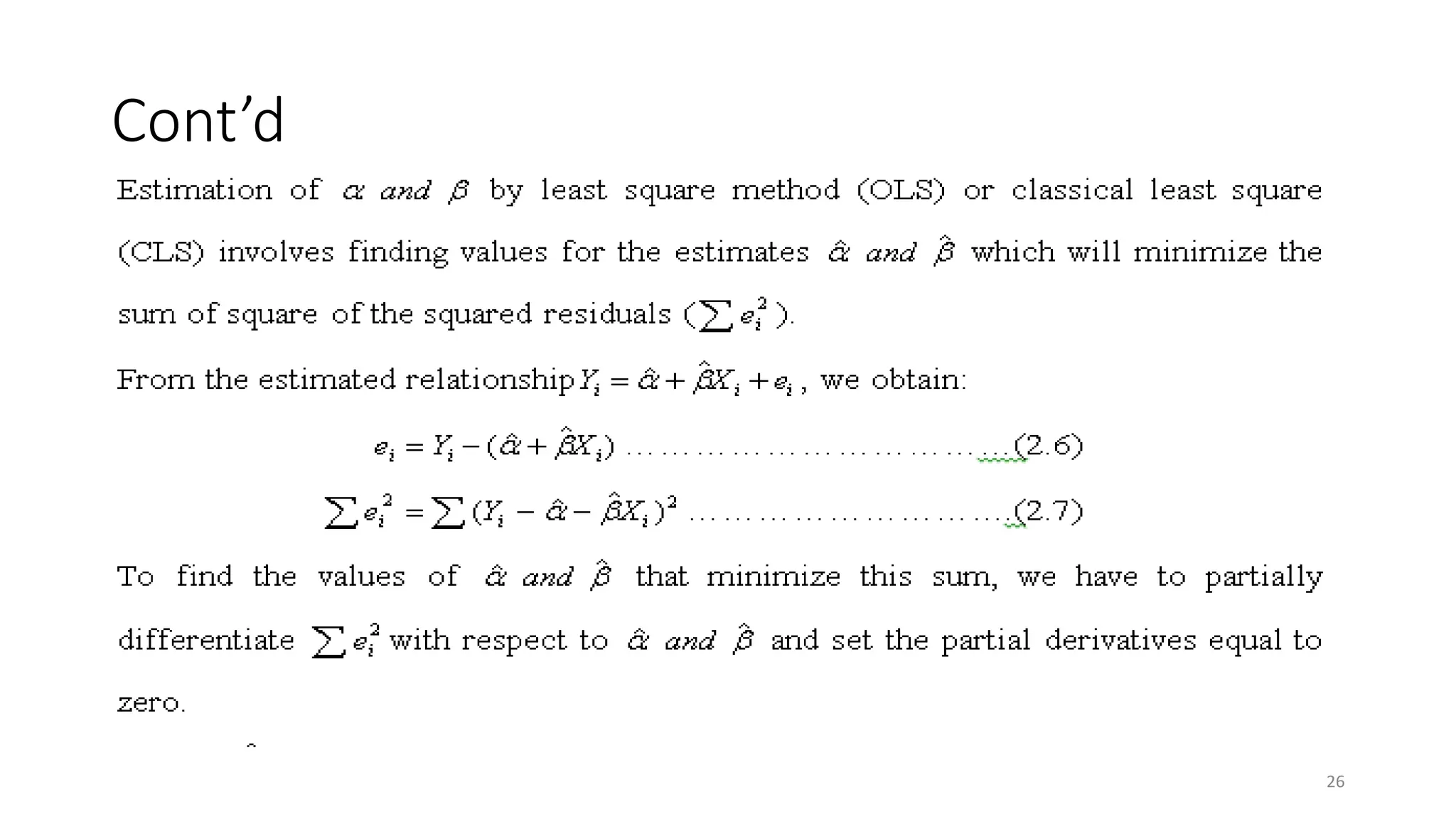 Chapter 2 Simple Linear Regression Model.pptx
