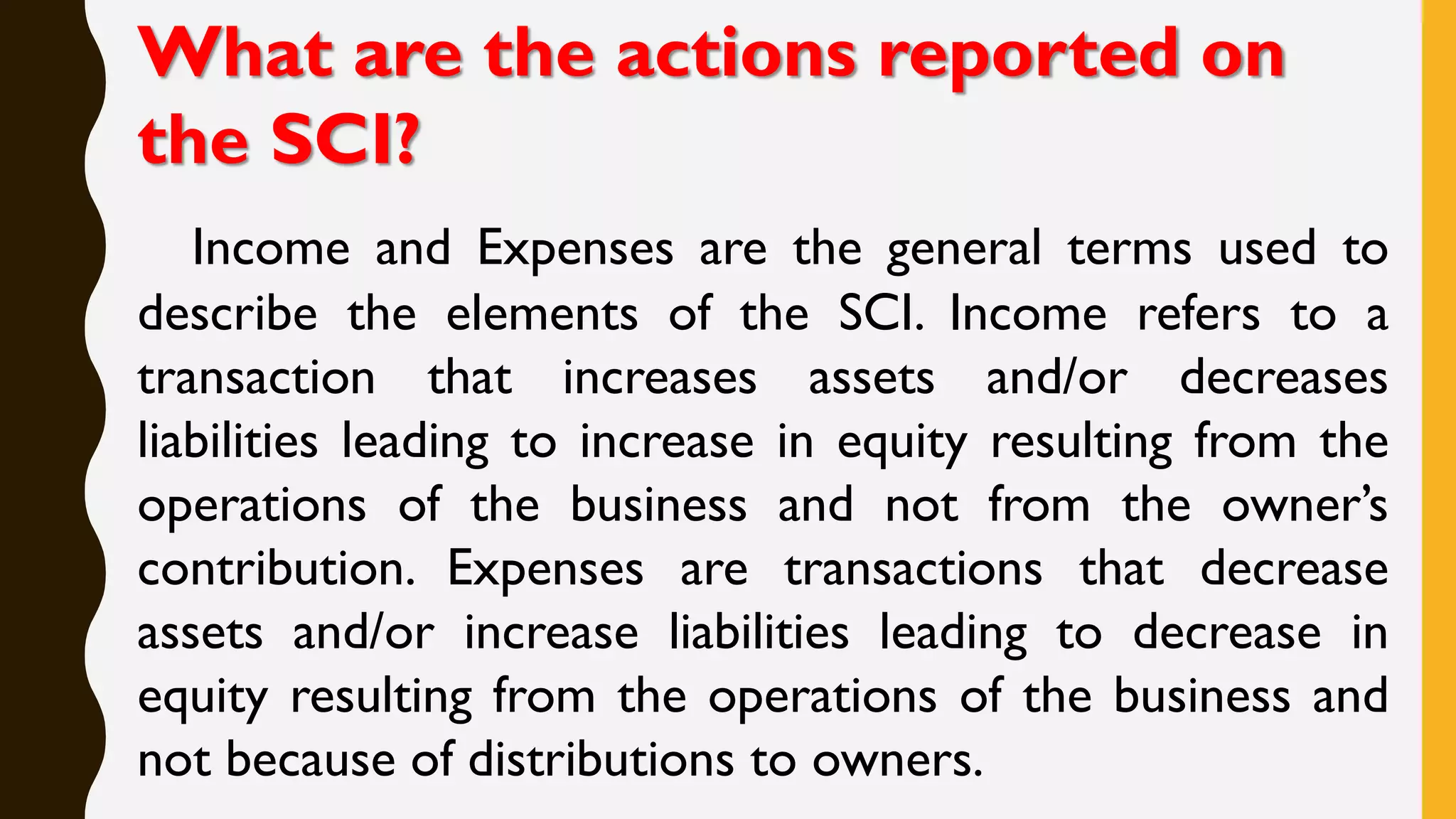Statement of Comprehensive Income | PDF