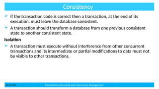Comprehensive Overview of Transaction Processing Concepts in Advanced ...