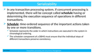 Operational Transaction Overview Comprehensive Overview of Transaction Processing Concepts in Advanced ...