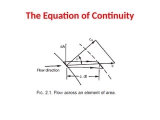 The Equation of Continuity
 