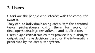 Computer Systems for second school students notes | PPTX