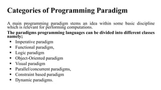 Programming language evolution and paradigm | PDF