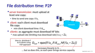 P2p File Distribution Computer Network presentation chapter two | PPTX