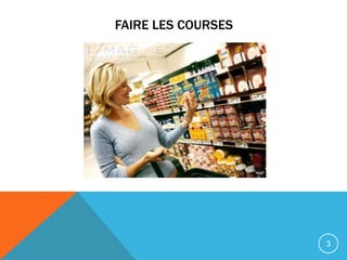 FAIRE LES COURSES




                    3
 