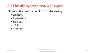 Well Classification A&e Chapter 2 Well planning.pptx