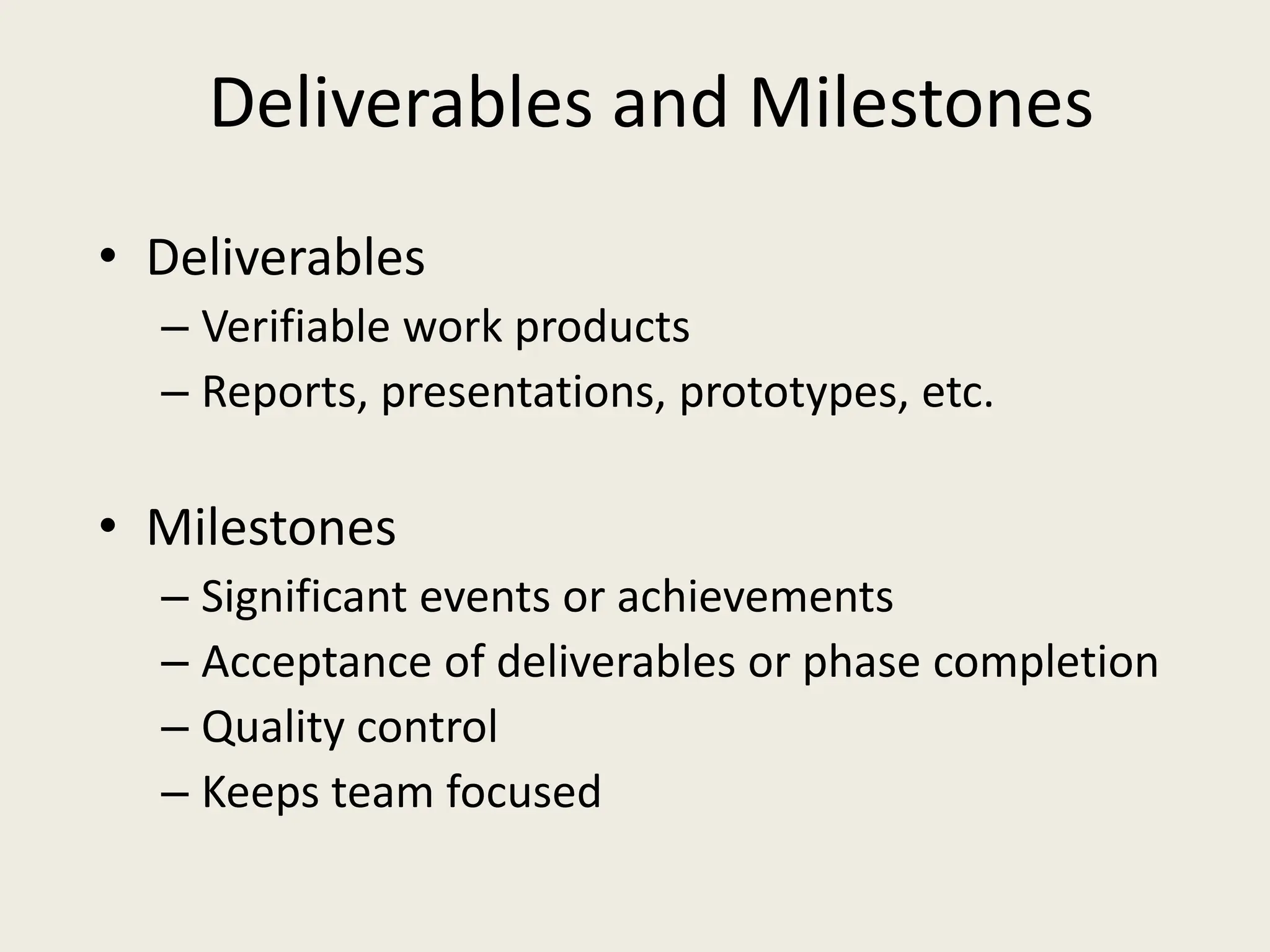 Chapter 2 Work Break Down Structure 1 Ppt