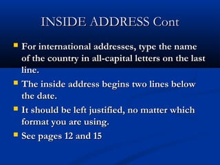 Chapter 2 writing a business letter | PPT