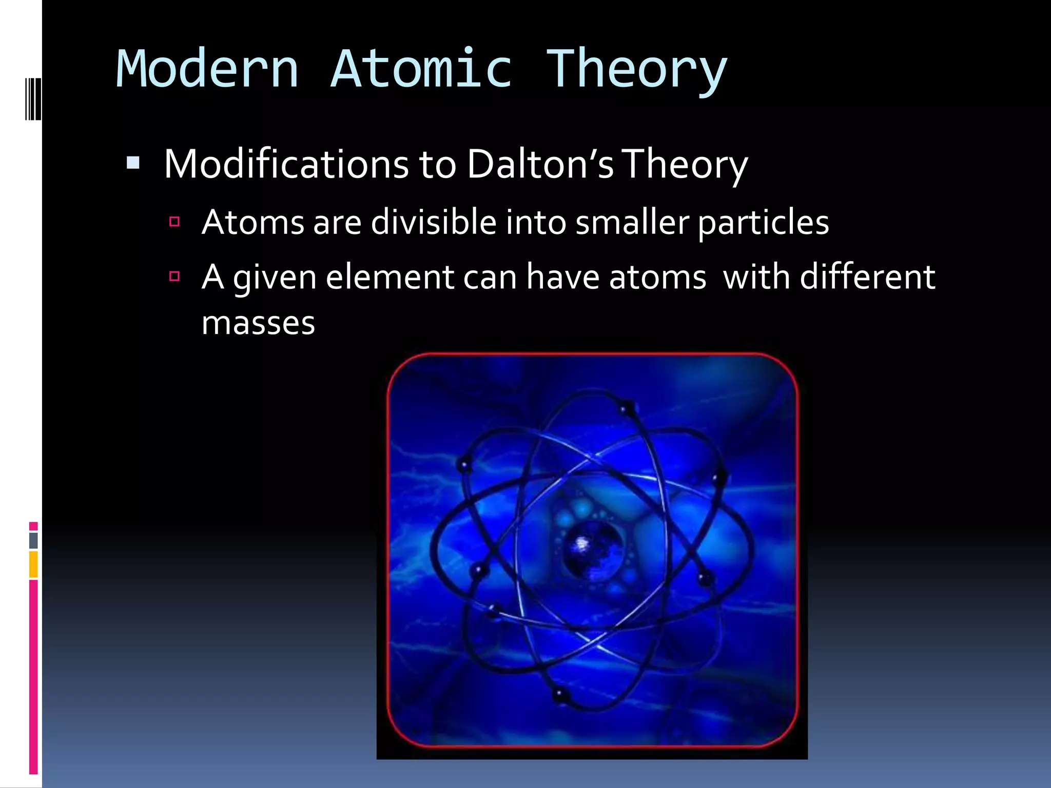 Chapter 3.1 : The Atom: The Building Blocks of Matter | PPTX