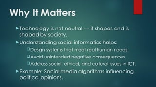 Socio Informatics Coding Chapter 3-1 - Social Informatics - Introduction.pptx