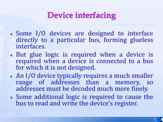 Types of high-resolution displayLiquid crystal display (LCD) is dominant form.Plasma, OLED, etc.Frame buffer holds current display contents.Written by processor.Read by video.