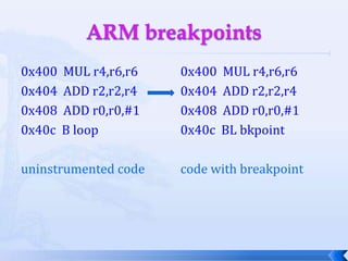 Example: StrongARMStrongARM system includes:CPU chip (3.686 MHz clock)system control module (32.768 kHz clock).Real-time clock;operating system timergeneral-purpose I/O;interrupt controller;power manager controller;reset controller.