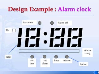 	Examine memory and CPU registers.Host-based toolsCross compiler:compiles code on host for target system.Cross debugger:displays target state, allows target system to be controlled.