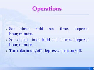 Software debuggersA monitor program residing on the target provides basic debugger functions.Debugger should have a minimal footprint in memory.User program must be careful not to destroy debugger program, but , should be able to recover from some damage caused by user code.