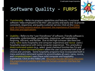 Although the industry is moving toward component-based construction, most software continues to be custombuilt. a software component should be designed and implemented so that it can be reused.Software Characteristic 