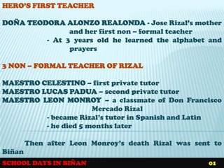 jose rizal first teacher