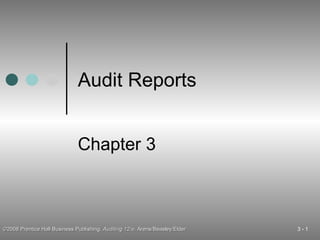 Audit Reports Chapter 3 