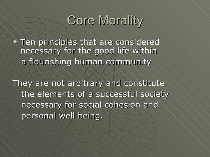 moral objectivism