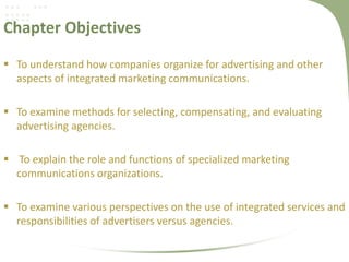 Organizing For Advertising And Promotion: The Role Of Ad Agencies And…