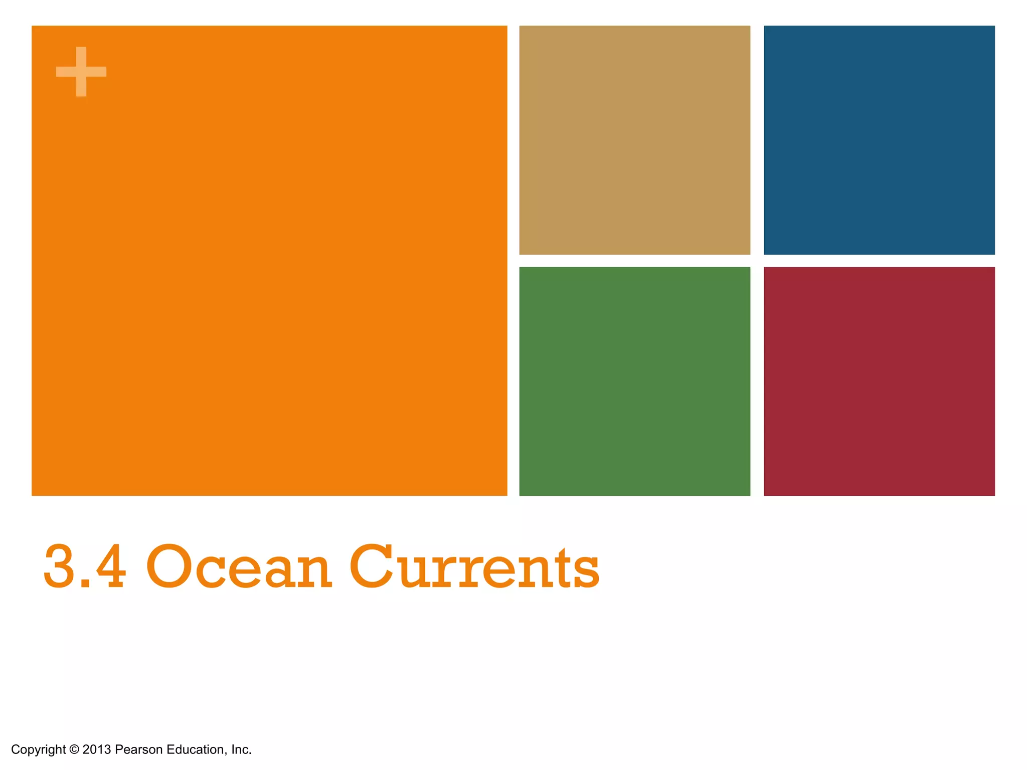 +




     3.4 Ocean Currents

Copyright © 2013 Pearson Education, Inc.
 