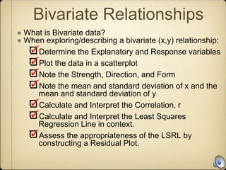 Bivariate Strength Examples Chapter 3.1 | PPTX