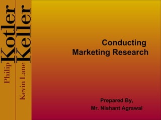 Conducting
Marketing Research
Prepared By,
Mr. Nishant Agrawal
 