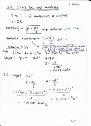 SF026 CHAPTER 3: Electric Current and Direct Current BP6 2014/2015 (3.1-3.5)