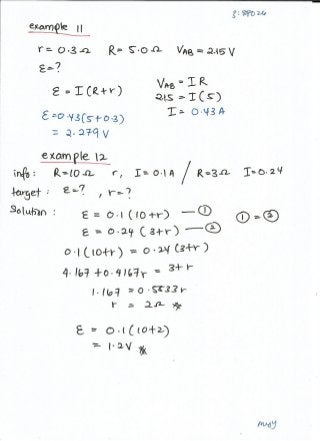 SF026 CHAPTER 3: Electric Current and Direct Current BP6 2014/2015 (3.1-3.5)