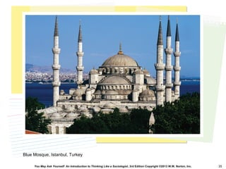 You May Ask Yourself: An Introduction to Thinking Like a Sociologist, 3rd Edition Copyright ©2013 W.W. Norton, Inc. 35
Blue Mosque, Istanbul, Turkey
 
