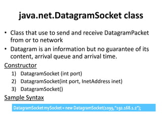 Chapter 3 : User Datagram Protocol (UDP) | PDF | Computer Networking ...
