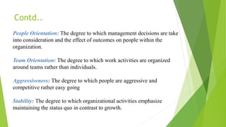 Organisational culture and change management | PPTX