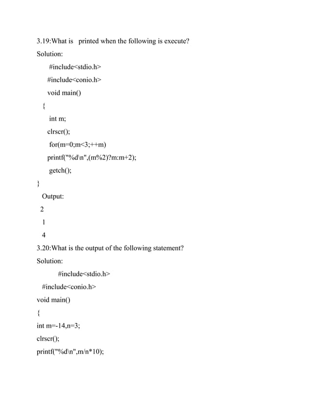 Chapter 3 : Balagurusamy Programming ANSI in C