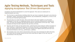 Chapter 3 - Agile Testing Methods, Techniques and Tools | PPT