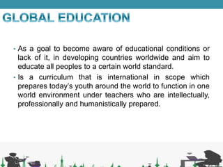 Chapter 3 - ON BECOMING A GLOBAL TEACHER | PPTX