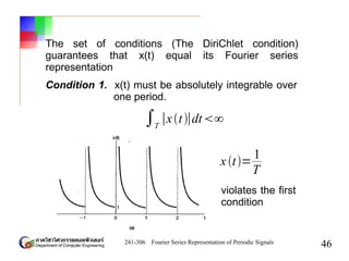 Chapter3 - Fourier Series Representation of Periodic Signals | PDF
