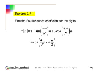 Chapter3 - Fourier Series Representation of Periodic Signals | PDF