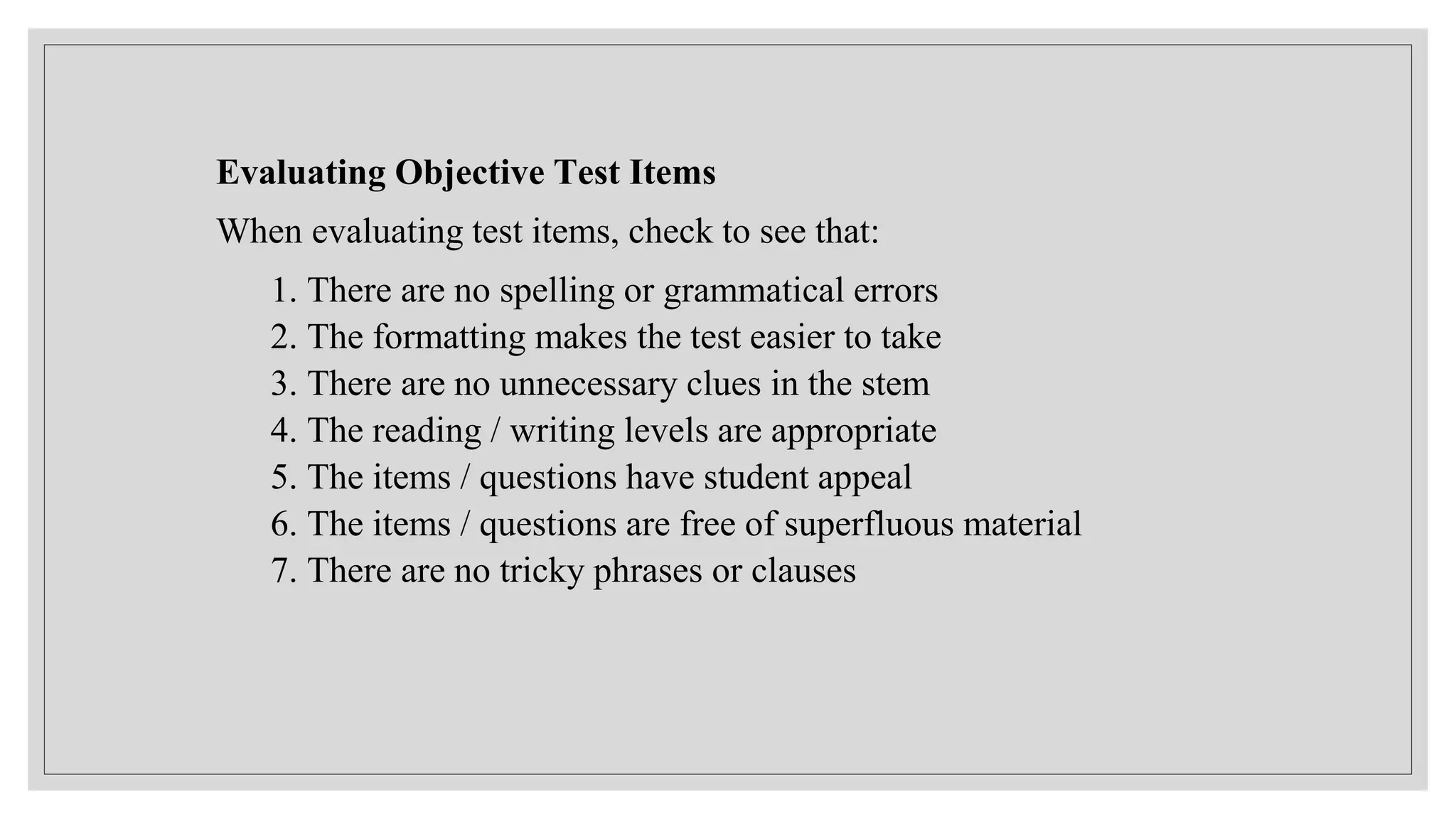 Objective type of test | PPT